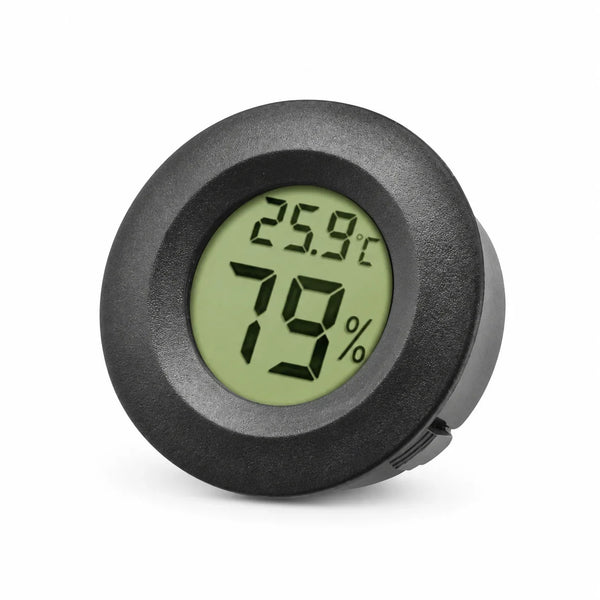 Digital Termometer och Hygrometer för Terrarium – Batteridriven Mätare för Reptiler