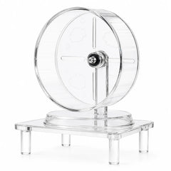 Tyst hamsterhjul i transparent design
